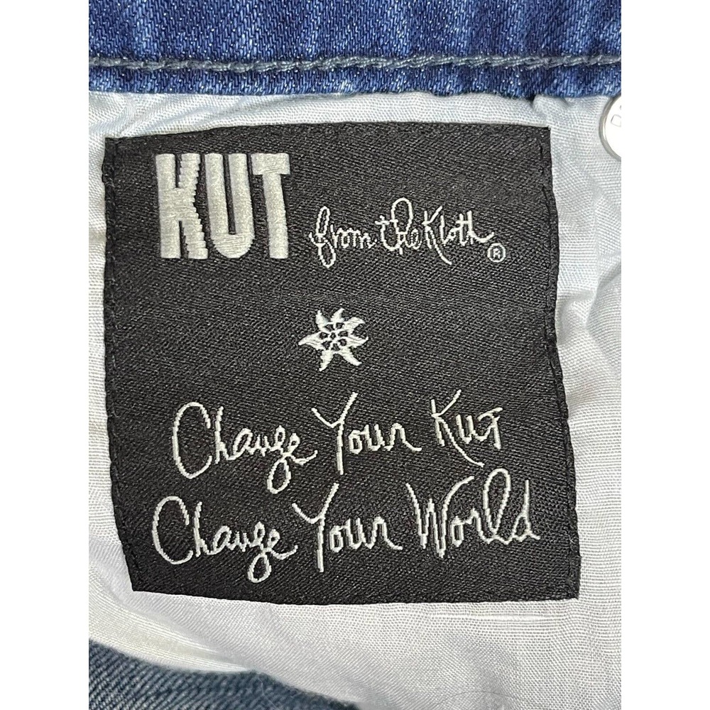 Kut From The Kloth Kathy Boyfriend Skinny‎ Jeans Womens 4 Distressed Stretch - Picture 9 of 14